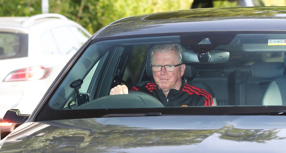 Assistant manager McClaren was the first to arrive