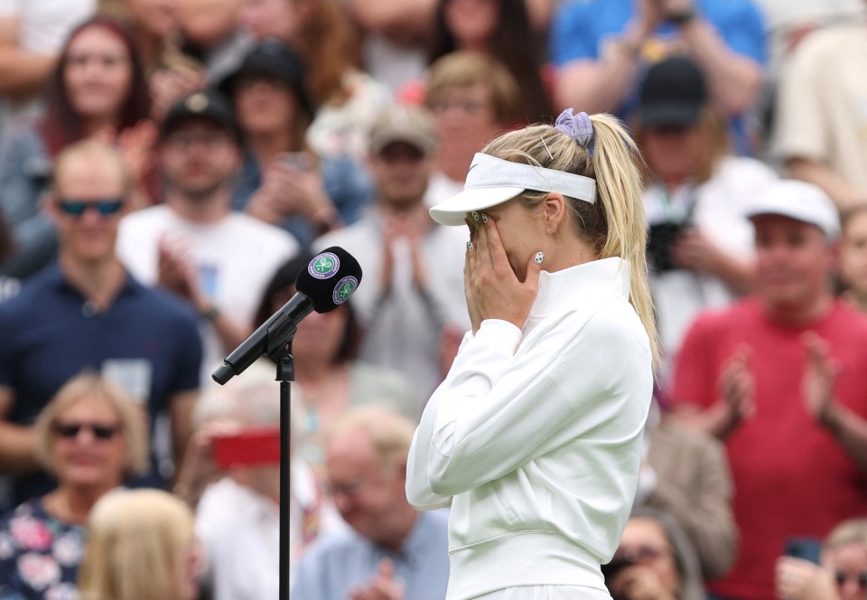 She was in tears as she dedicated her win to her late grandmother