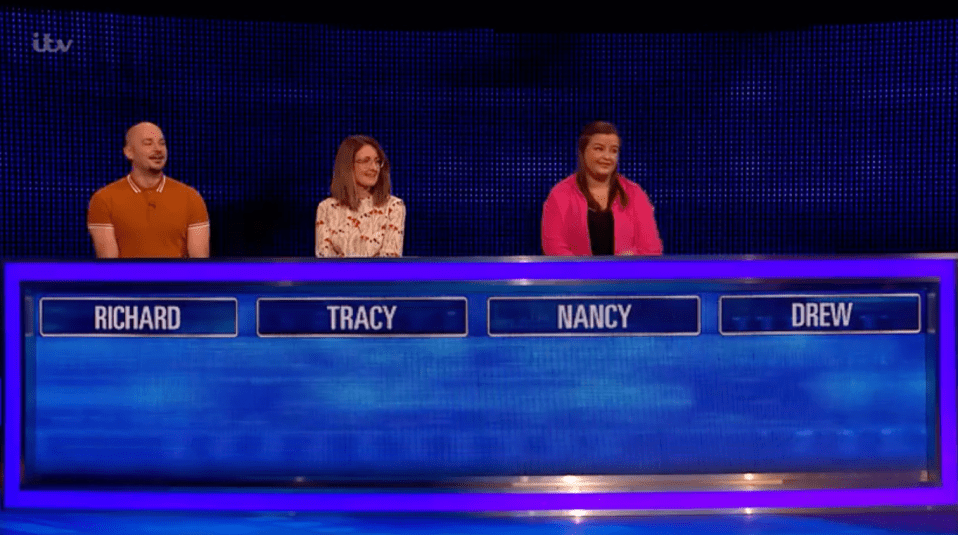 The Chase fans pointed out a hilarious coincidence about the player's names