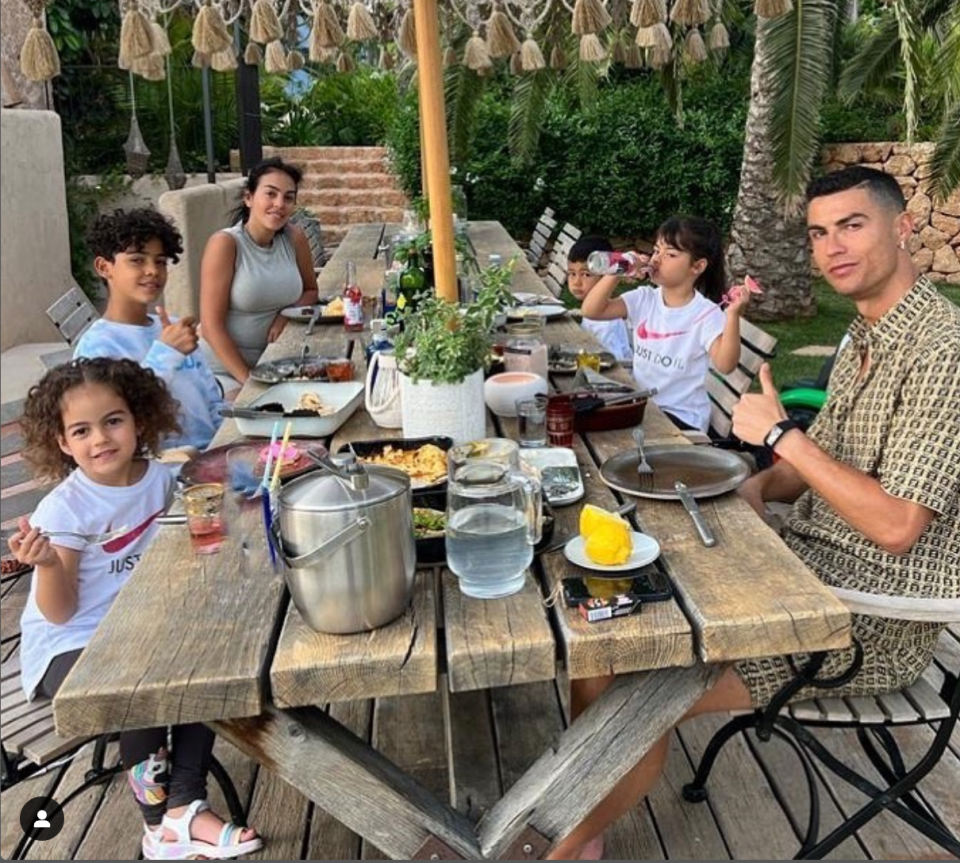 Man Utd stars including Cristiano Ronaldo are enjoying lavish holidays with their family