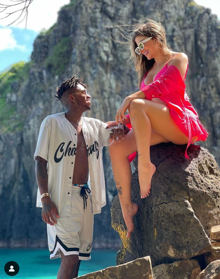 Fred took stunning Wag Monique to Fernando de Noronha in Brazil