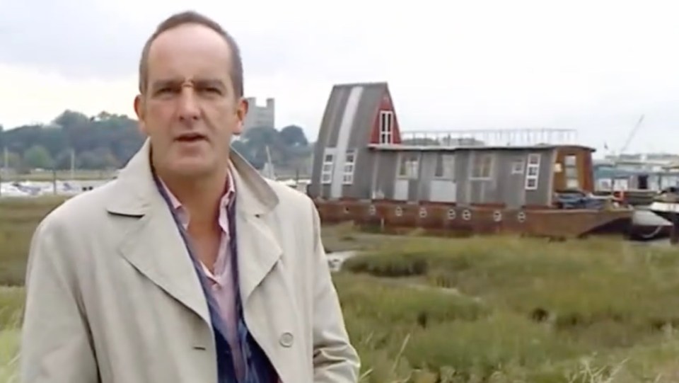 Kevin McCloud visited the Medway Eco-barge