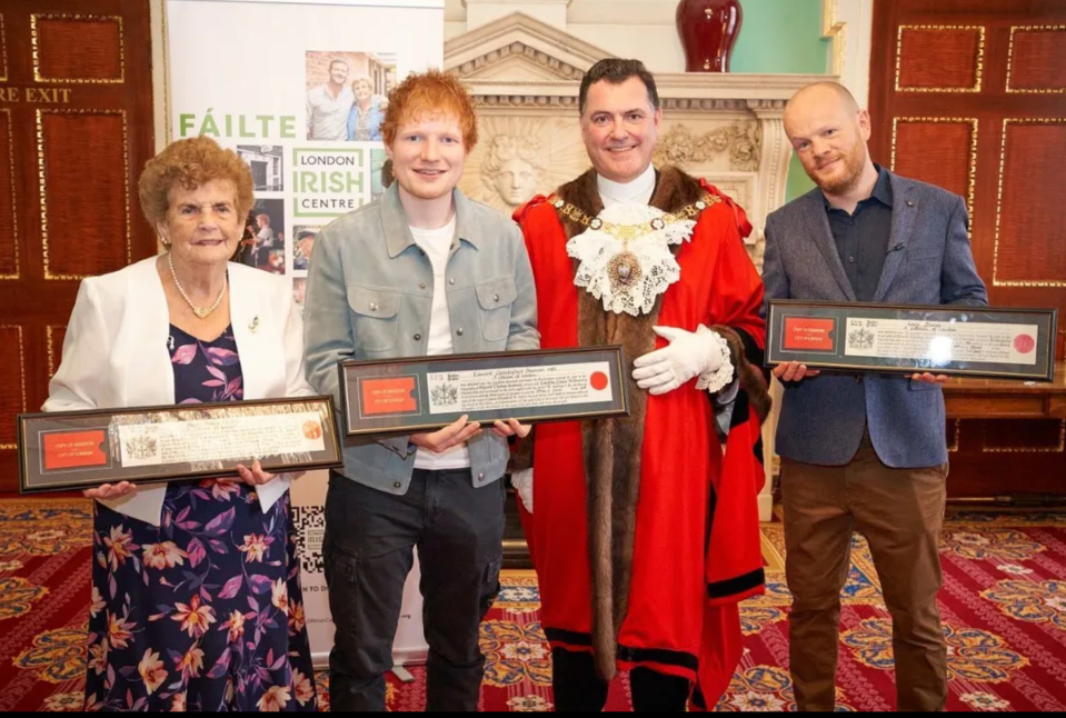 The star was award The Freedom to the City of London