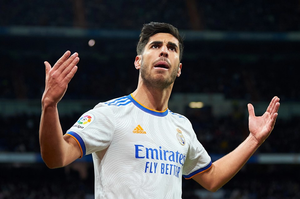 Arsenal have joined the chase for Real Madrid's Marco Asensio