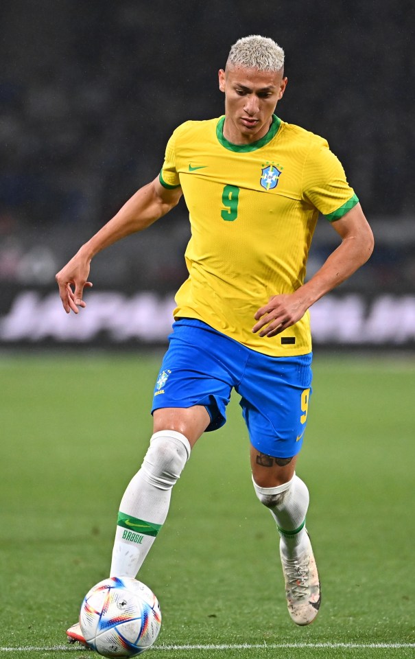 Richarlison is currently on duty with Brazil