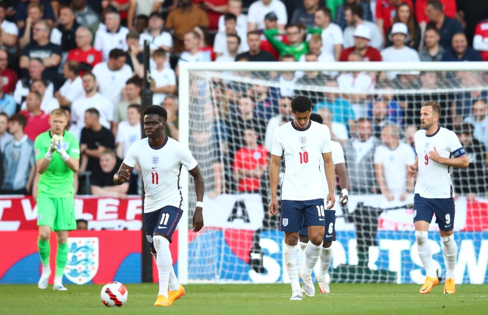 England were thrashed by Hungary on Tuesday night