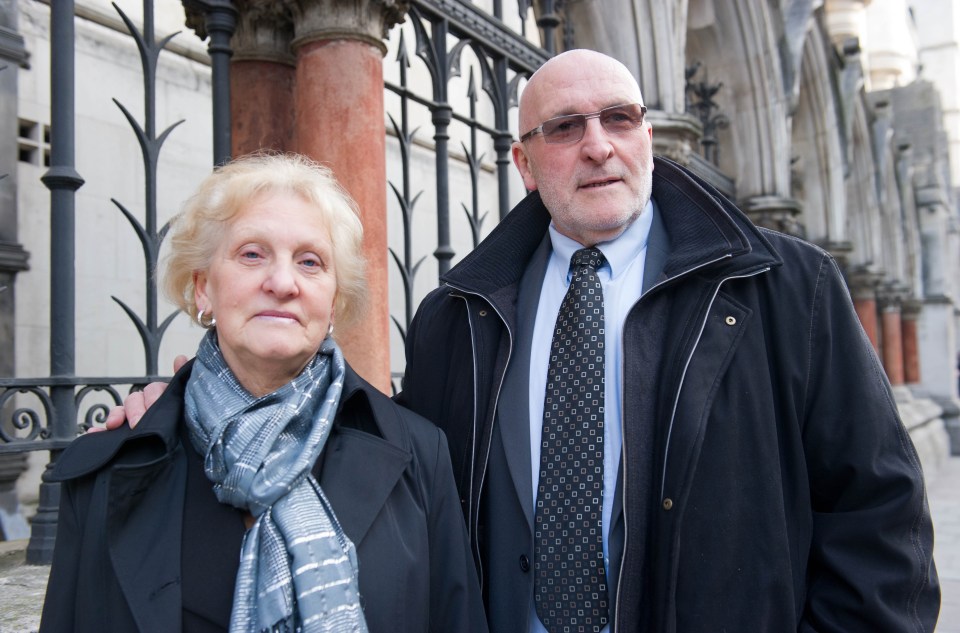 Kenneth Cameron pictured with his wife Toni in an appeal