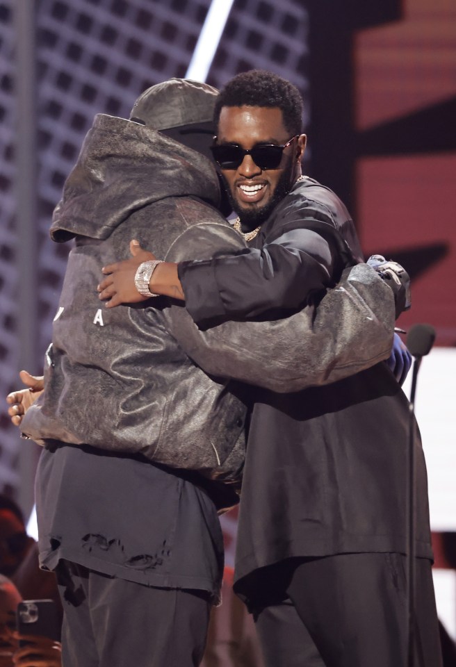 He presented Sean Combs – aka P Diddy or Puff Daddy – with a Lifetime Achievement award