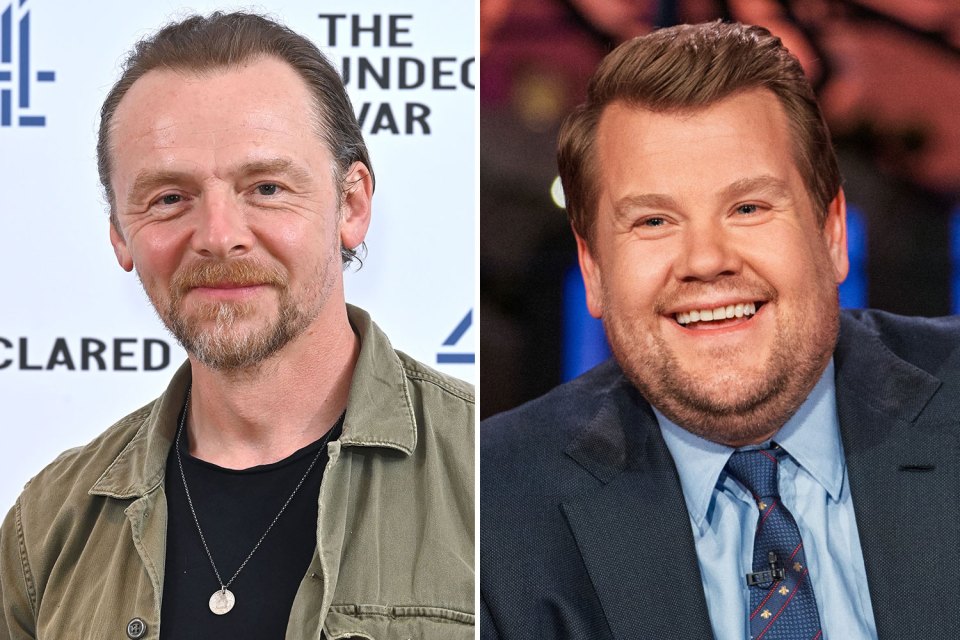 Simon Pegg and James Corden will be invited to Tom's birthday bash in Britain