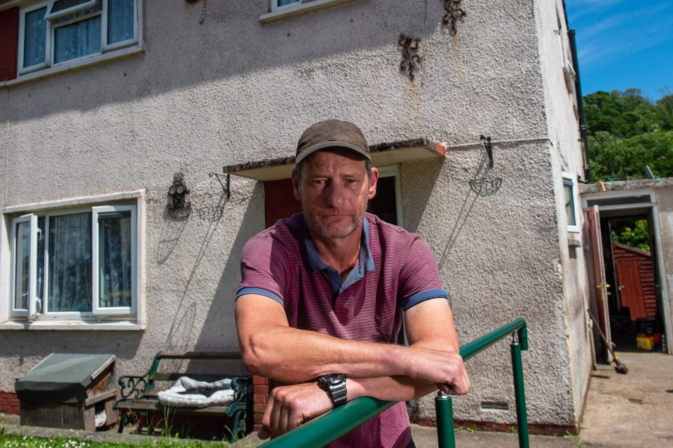 But he faces eviction from the three-bed semi in Cardiff, Wales