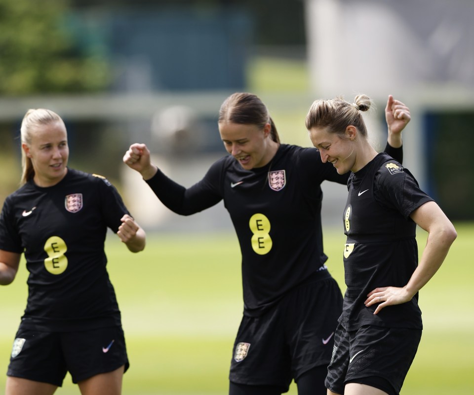 Ellen White is back in training for England ahead of their clash with Switzerland in Zurich