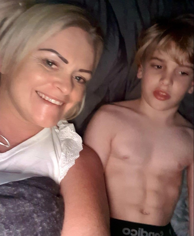 Hollie Dance discovered her son unconscious