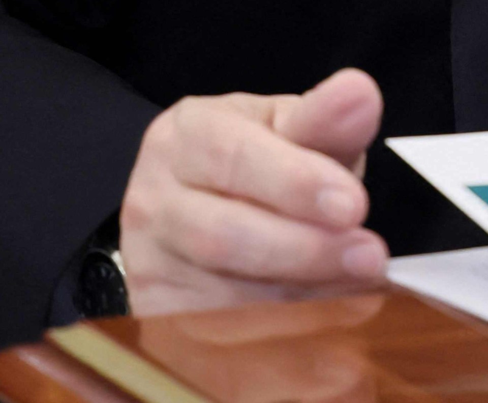 Vlad left a dimple on his thumb from how firmly he had been gripping the table edge