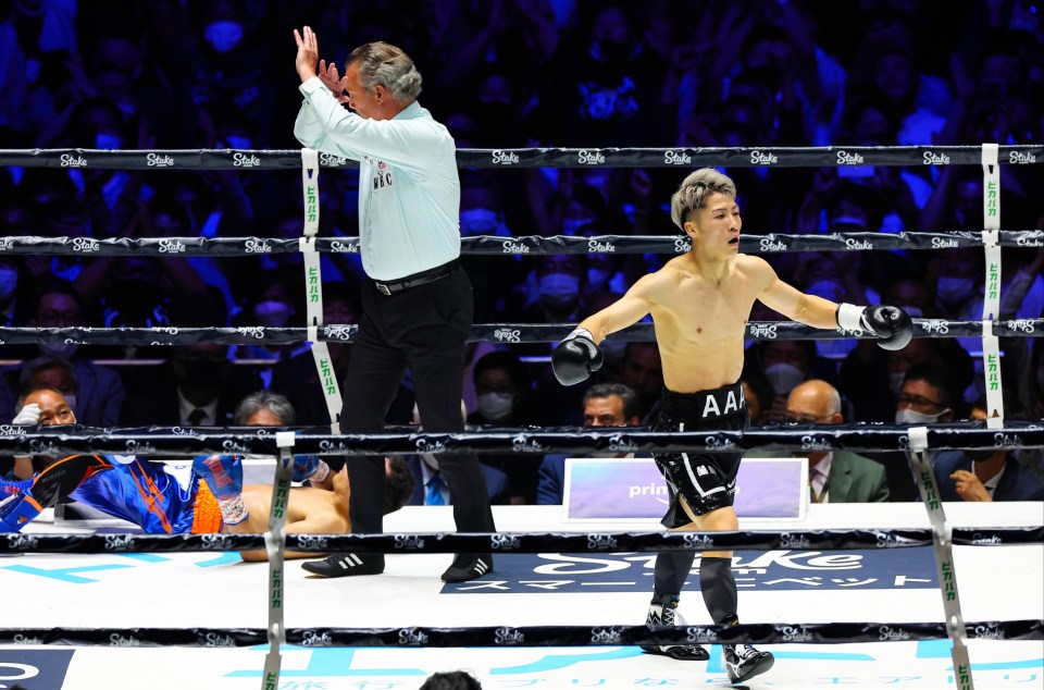 Naoya Inoue knocked out Nonito Donaire on Tuesday in his bantamweight unification clash