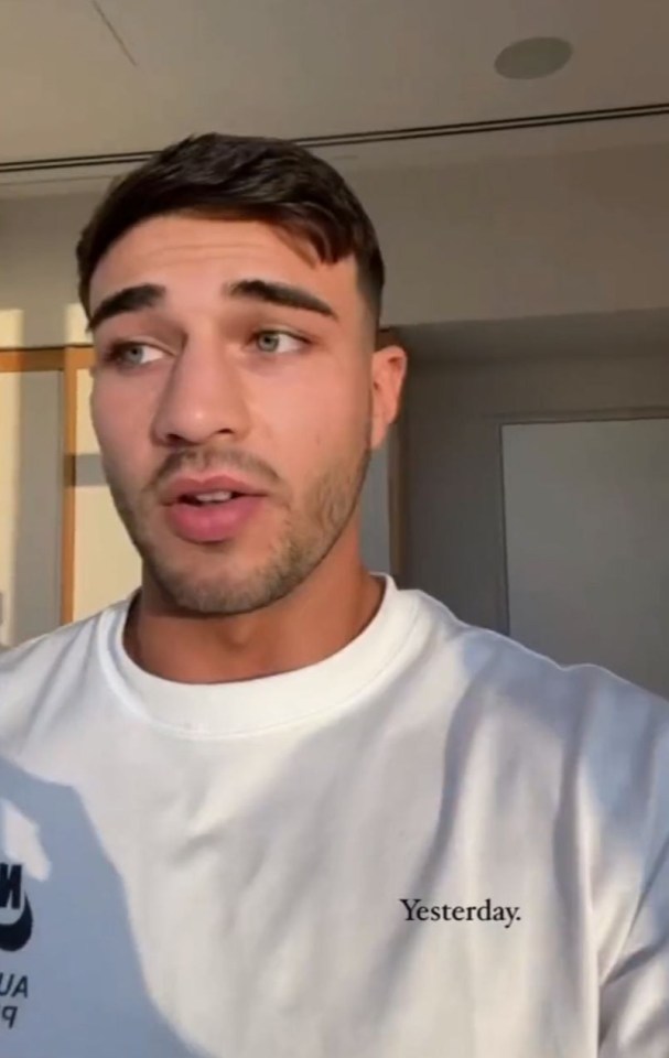 Tommy Fury has revealed he has been banned from the US