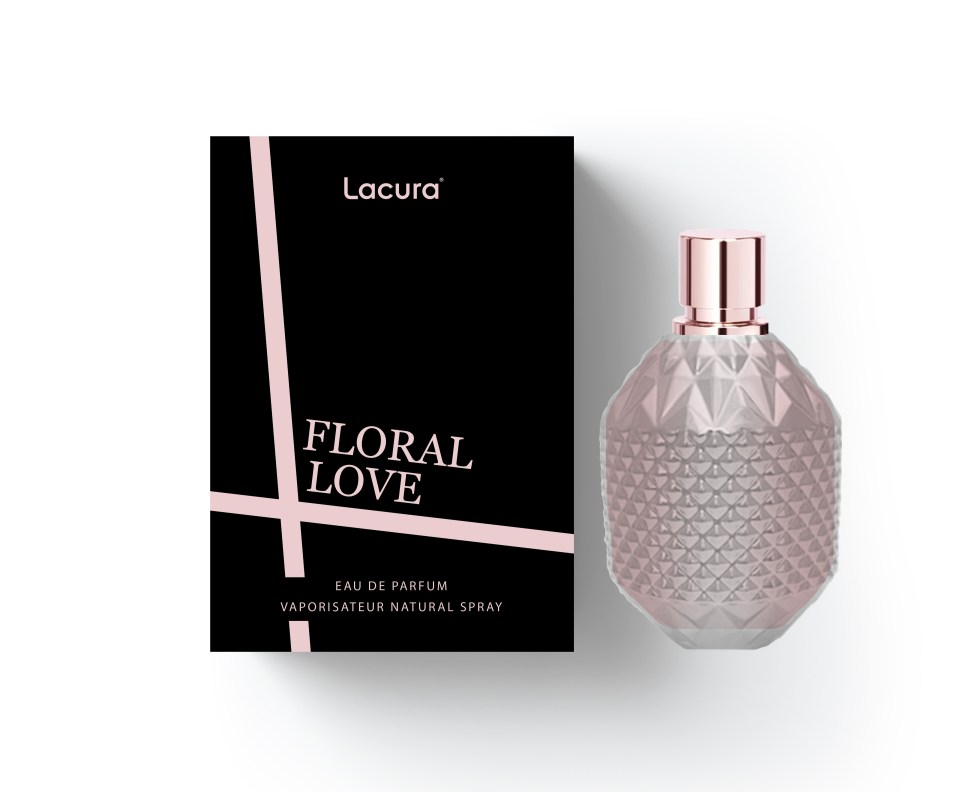 The botanical Lacura Floral Love Eau de Parfum, which costs just £5.99 (pictured) has drawn comparisons to Viktor & Rolf’s Flowerbomb