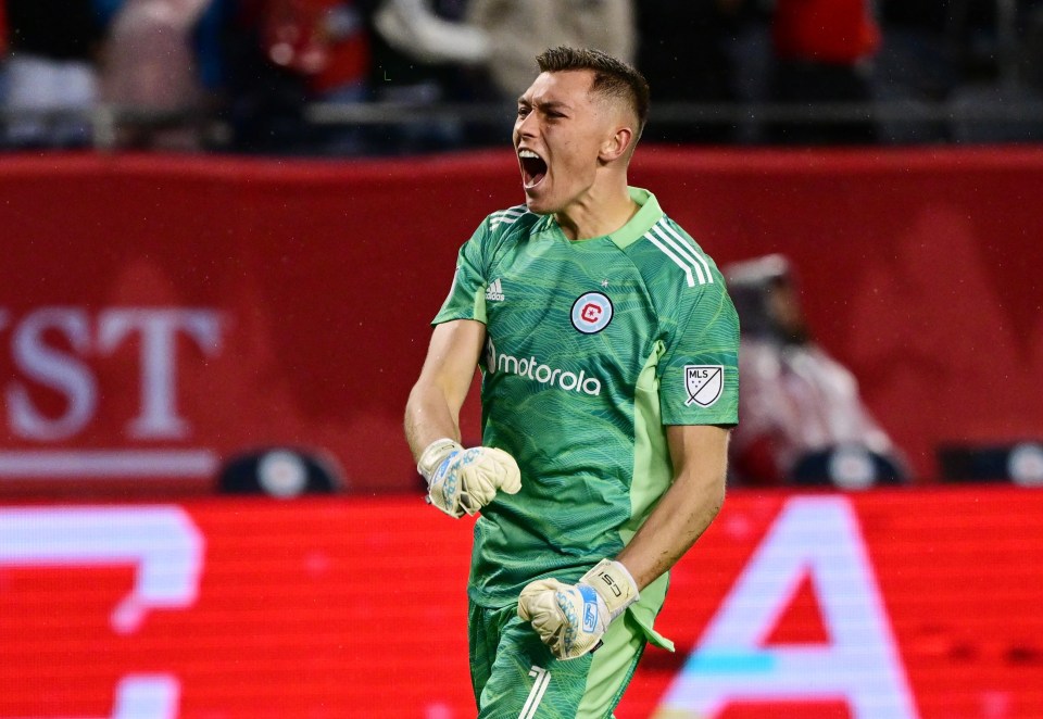 Gabriel Slonina has impressed for Chicago Fire