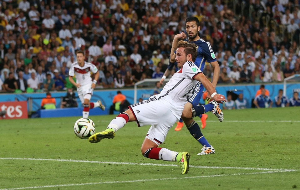 Gotze scored the winner in the 2014 World Cup final