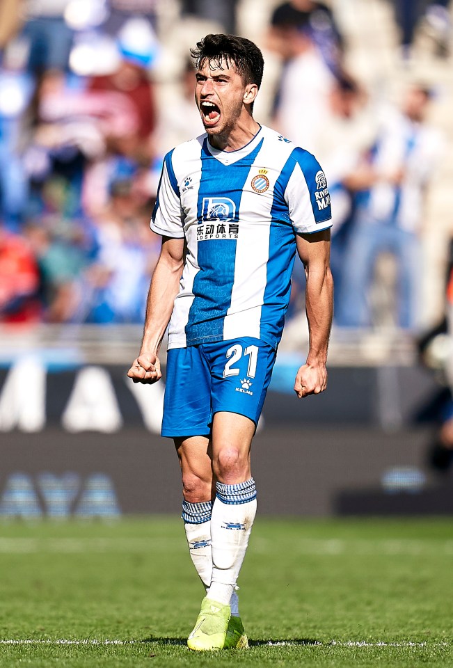 Midfielder Marc Roca made his name with La Liga side Espanyol