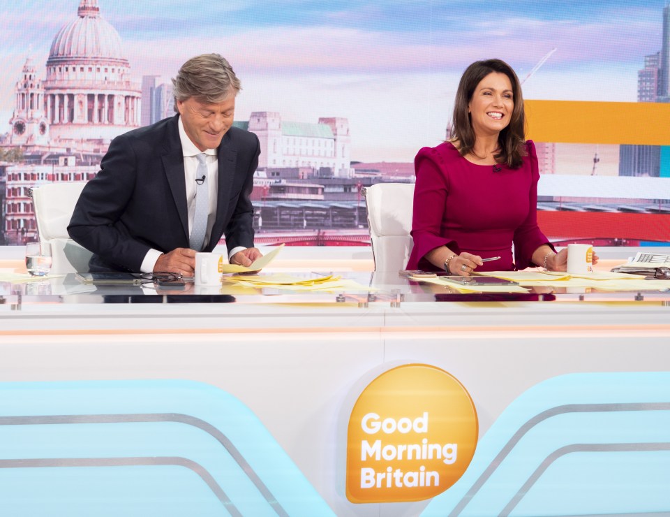 Richard with his co-presenter Susanna Reid