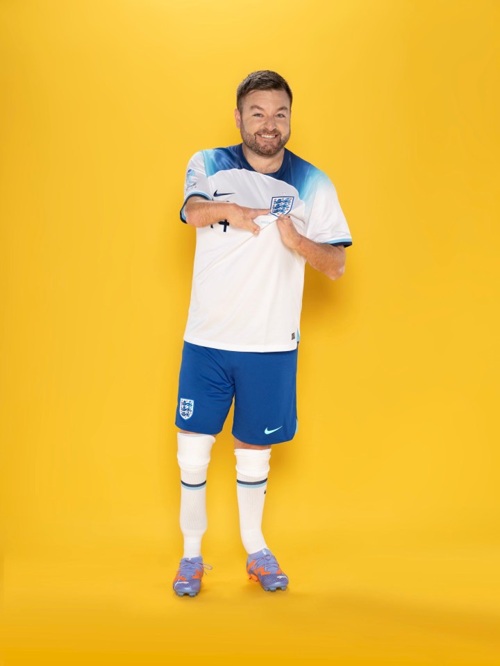 Alex Brooker is a comedian born with limb deformities