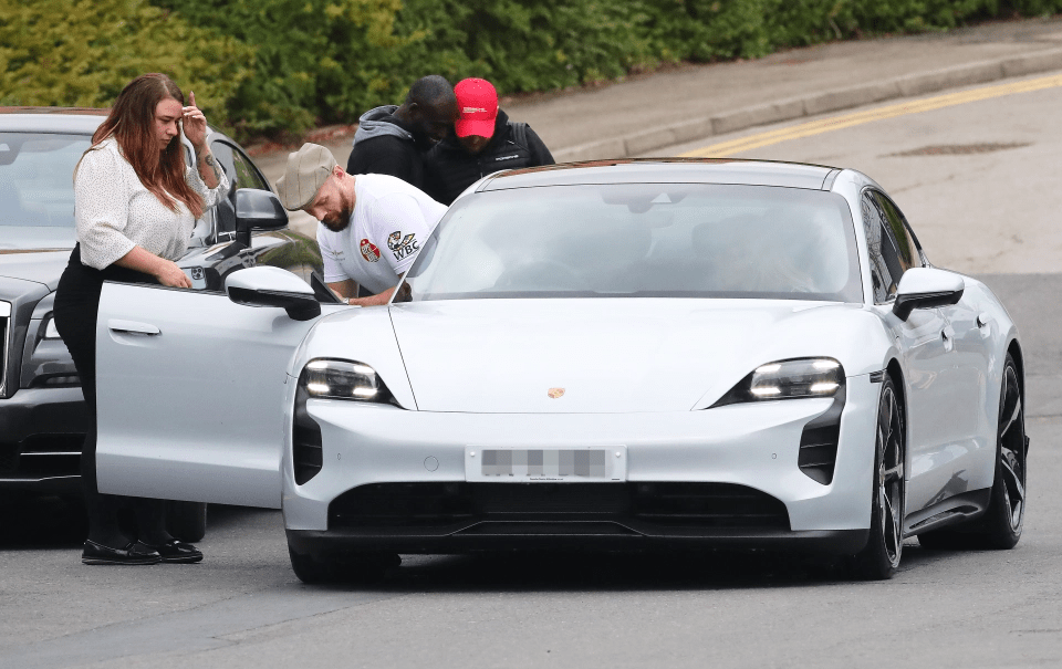 Fury bought a £140,000 electric Porsche Tuycan in May