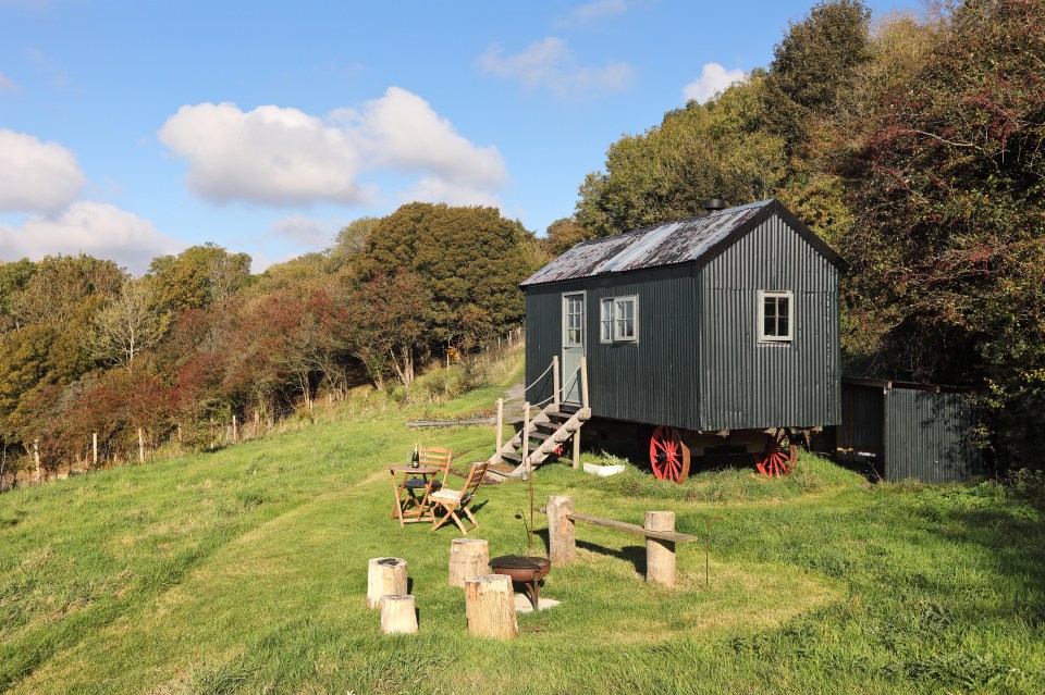 Greenhill Glamping is home to two luxury shepherd’s huts