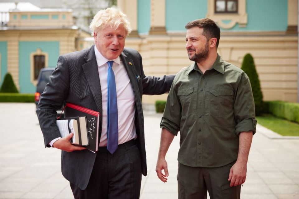 Boris Johnson meeting President Zelenskyy today