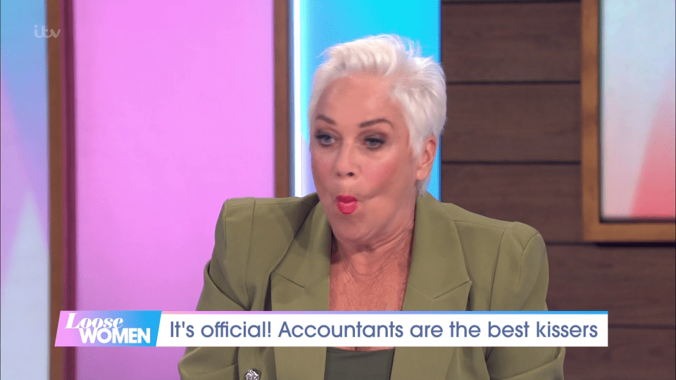 Denise Welch mocked Michael Le Vell's kissing