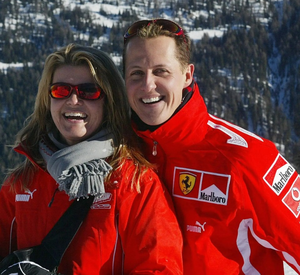 Schumacher was left in coma following a devastating skiing accident in France in 2013