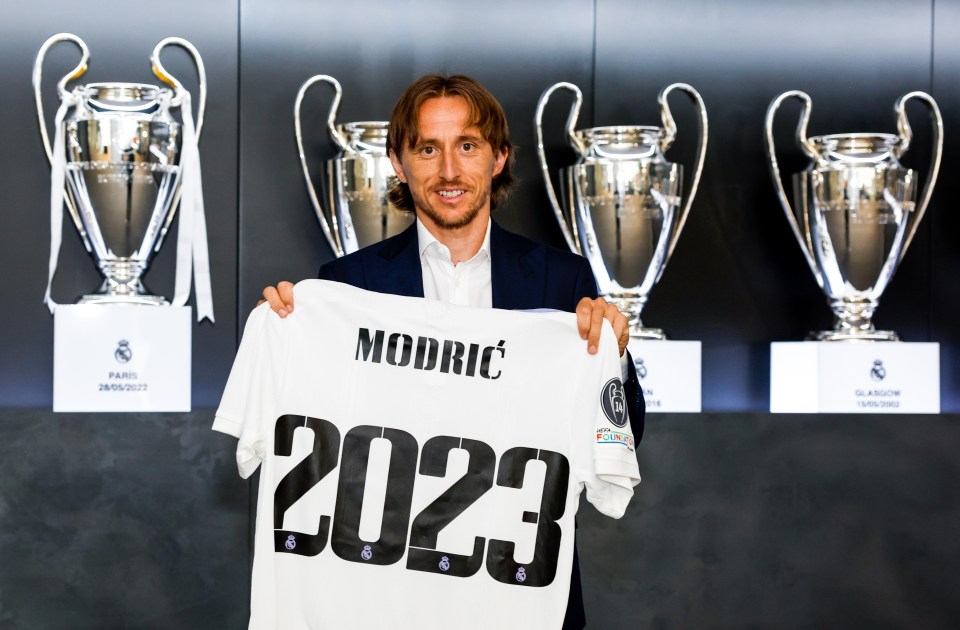 Serial winner Luka Modric recently extended his stay at the Bernabeu until next year