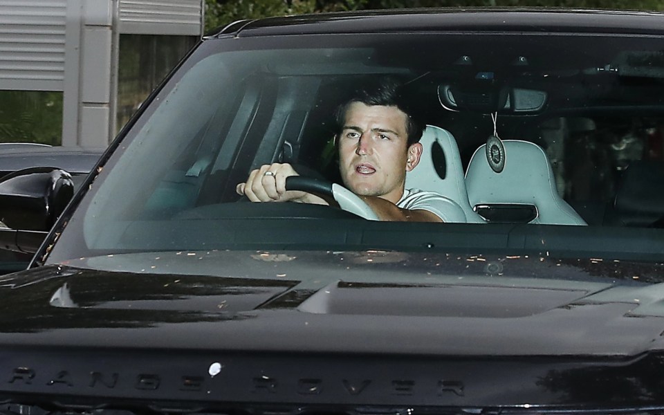 Harry Maguire returns to training following his honeymoon in Italy