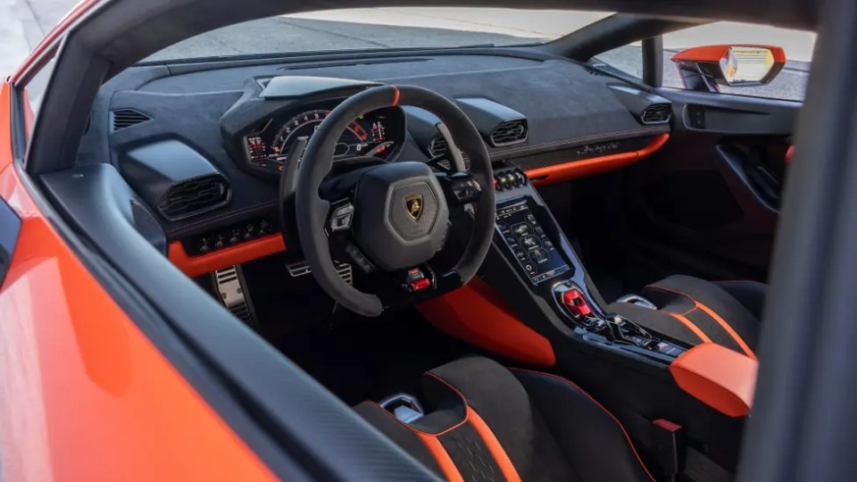 The Tecnica's cabin features plenty of Alcantara touches