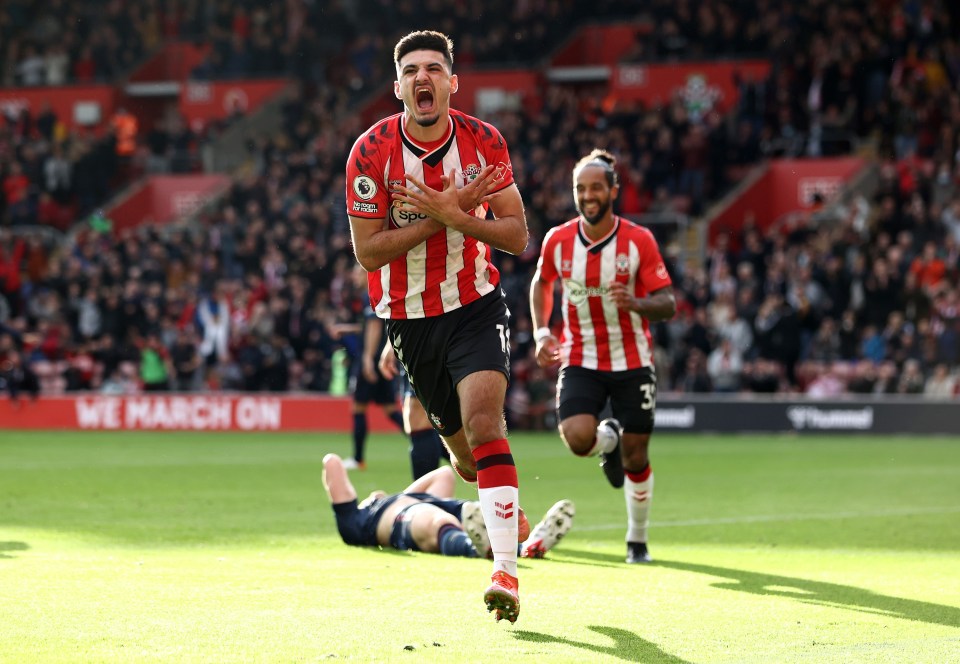 The Albania international shone on loan at Southampton last season