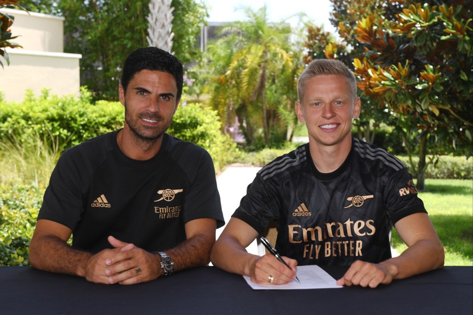 The left-footer is reunited with Mikel Arteta whom he worked with at Manchester City