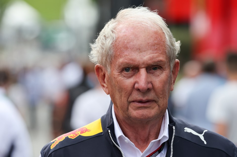 Helmut Marko managed to see the funny side of Perez failing to make it on the podium