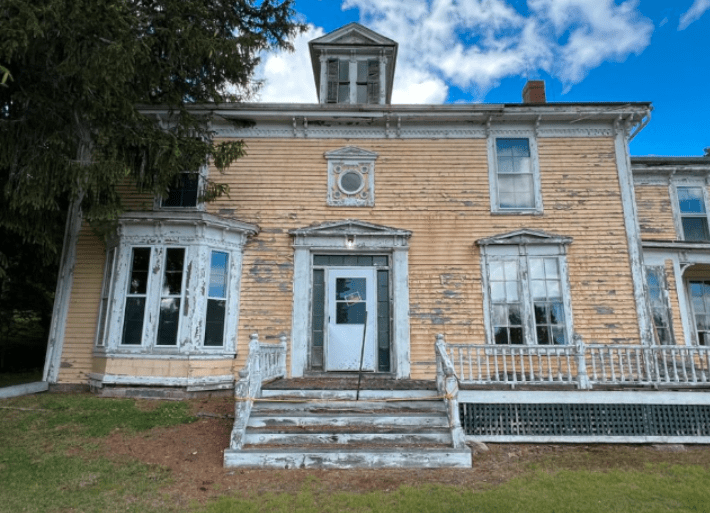 The Italianate-style house was built in 1883