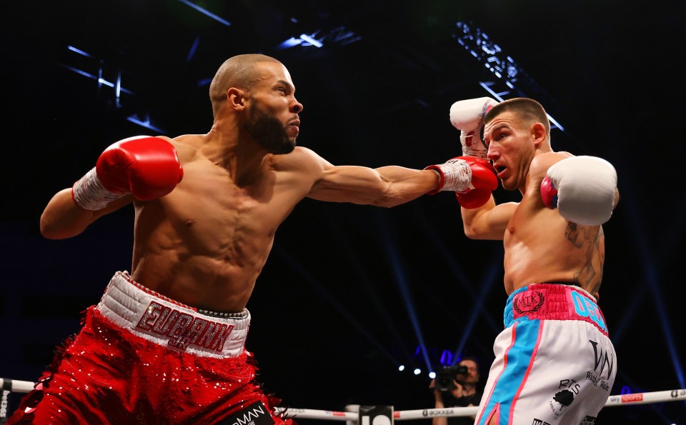 Chris Eubank Jr starred in his last bout after outpointing Welsh ace Liam Williams in February