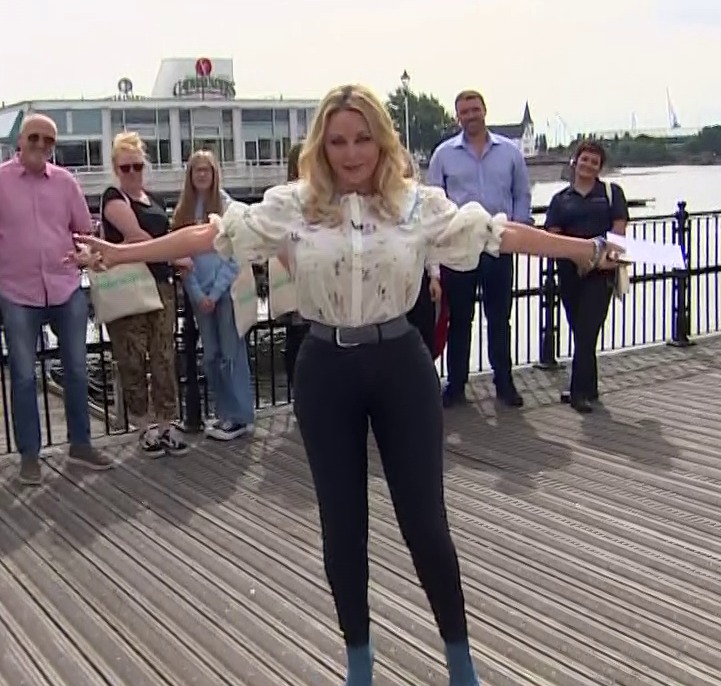 Carol Vorderman hosted a features on This Morning today live from Wales