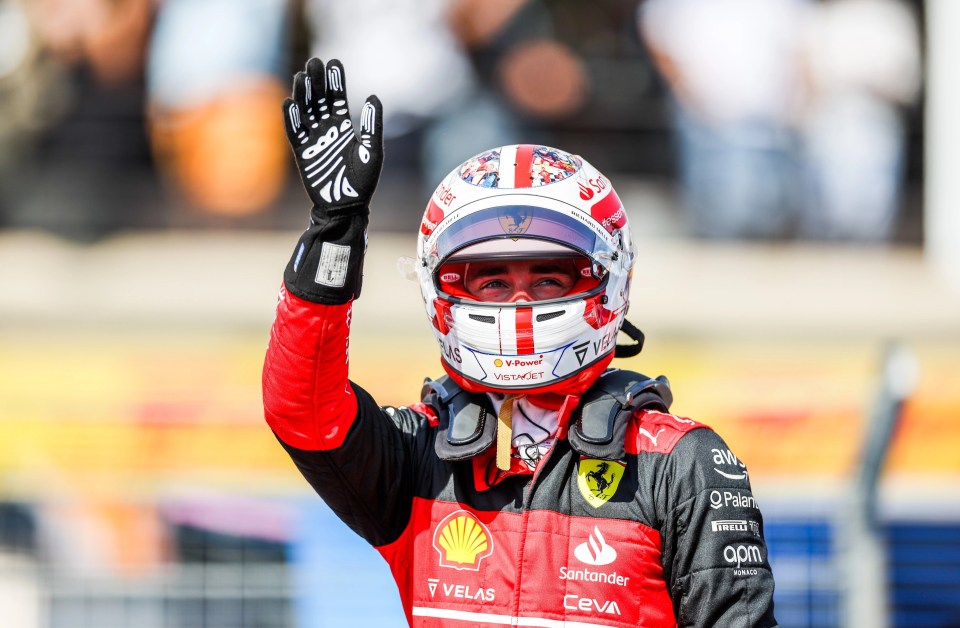 Ferrari star Charles Leclerc won pole position ahead of the French Grand Prix