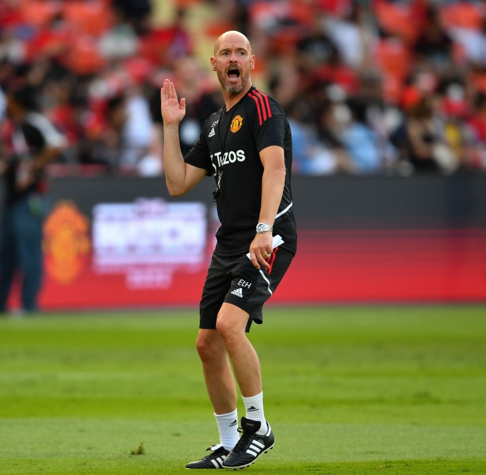 Ten Hag oversaw United's 4-0 pre-season win over Liverpool