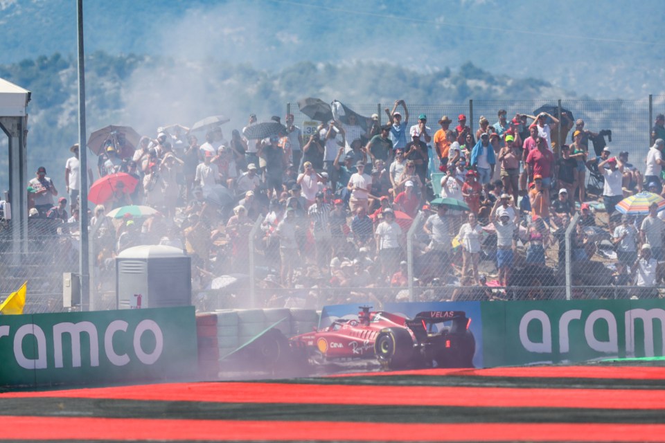 Leclerc blamed himself for the dramatic crash which wrecked his race