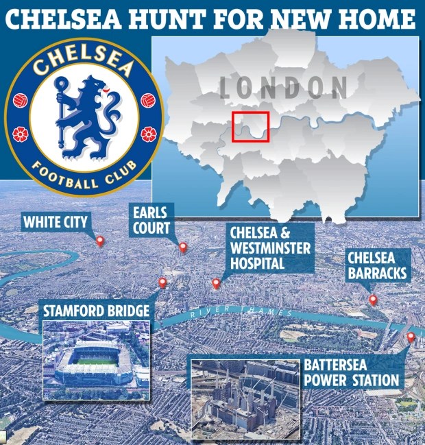 Locations away from Stamford Bridge looked at under Abramovich