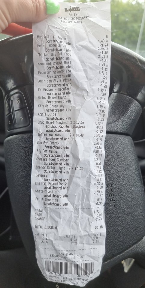 A thrifty shopper has revealed how she shaved over 70% off her weekly basket. Picture: Extreme Couponing and Bargains UK.