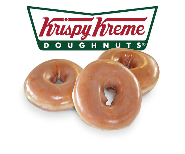 Krispy Kreme offers a free doughnut when you sign up to its app