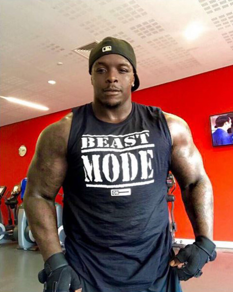 Adebayo quit playing football in May and now runs clothing label Beast Mode On