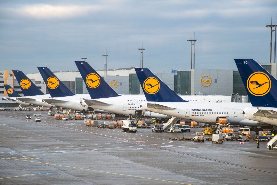 Lufthansa has been forced to cancel nearly all of their flights tomorrow