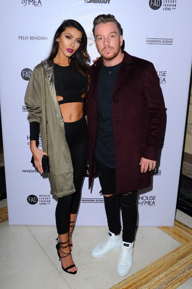 Elizabeth with her ex-fiance Jamie O'Hara