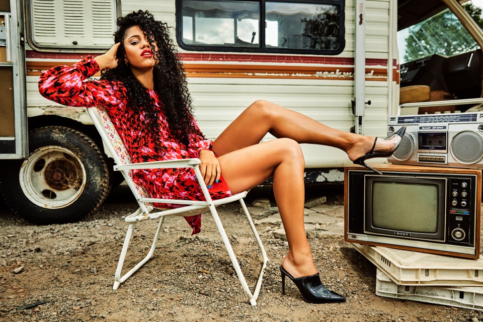 Vick Hope says she was taunted at school for having hairy legs