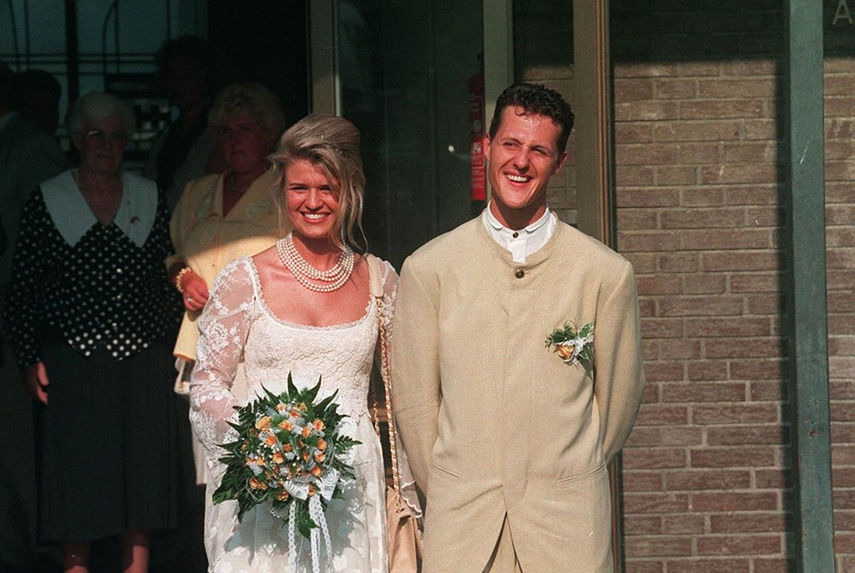 Michael and Corinna got married in 1995 during his second title winning season